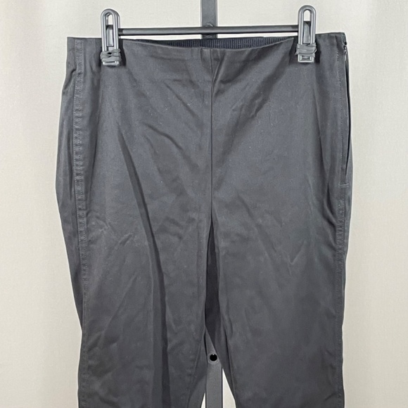 NEW Lilly Pulitzer Pants Womens 4 black ocean cay straight crop preppy casual - Picture 2 of 11